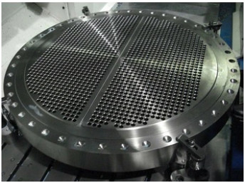 Turbina a vapor Aço folheado a níquel Aço carbono Placas de revestimento rolantes Tubesheet