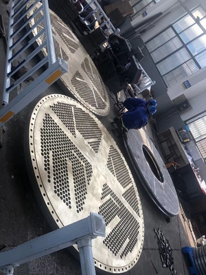 Gr11 Gr12 Trocador de Placas de Titânio Folha de Tubos em Campo Químico