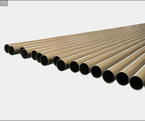 Tubulação de titânio 2,5 resistente à corrosão Tubulação de titânio puro de 3 polegadas para trocador de calor
