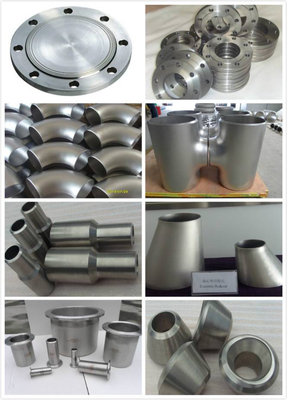 Gr9 Gr12 Encaixe de tubo de titânio GR1 Gr2 Gr5 Gr7 Cotovelos de titânio