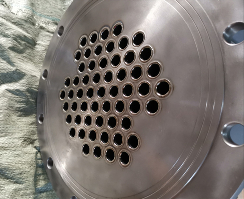 ASTM B898 níquel permutador de calor folheado Tubesheet do aço 5000mm
