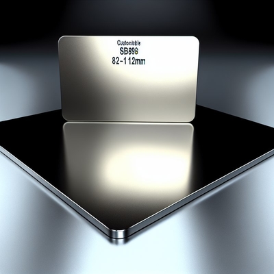 Placa revestida de titânio padrão ASME SB898 personalizável para aplicações pesadas e espessura de 2-12 mm