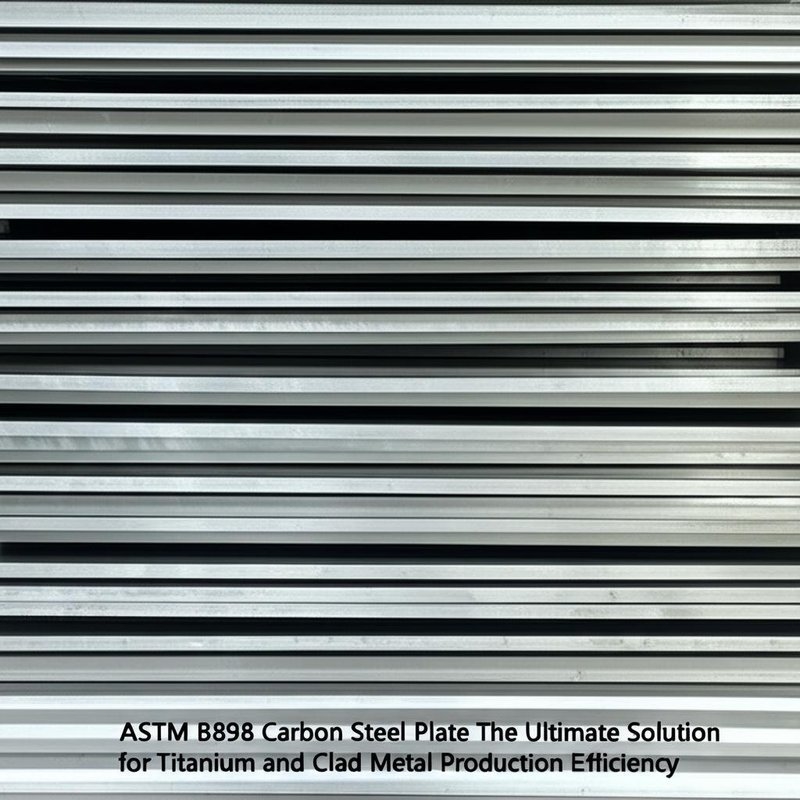 Placa de Aço Carbono ASTM B898: A Solução Definitiva para Eficiência na Produção de Titânio e Metais Revestidos
